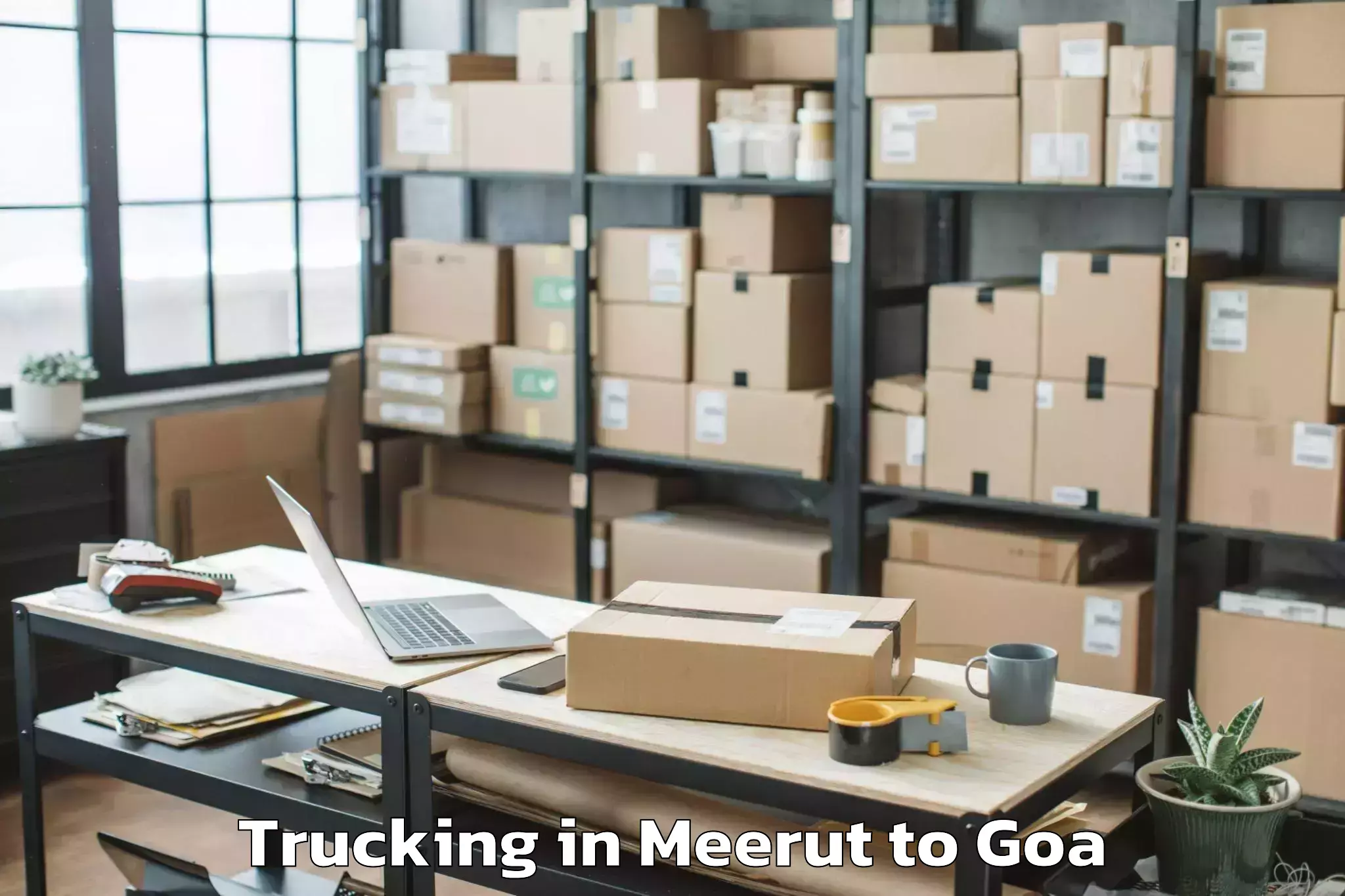 Easy Meerut to Panaji Trucking Booking